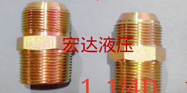 Hydraulic joint hydraulic oil pipe joint Inmanufactured to US-made straight connector straight through to US-made outer silk joint 2 points 3 points