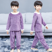 Children's pajamas winter velvet and thickening money