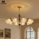 Medieval style living room chandelier French hall main light 2026 new American retro bedroom high-end Zhongshan lamps