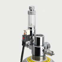  Worry-free creative carbon dioxide external mini solenoid valve CO2 cylinder generator with a new version of the electromagnetic bubble recorder