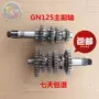 Thích hợp cho Suzuki GN125-2-F-2F-H trục chính và trục phụ và hộp số phụ nhông xích xe máy to