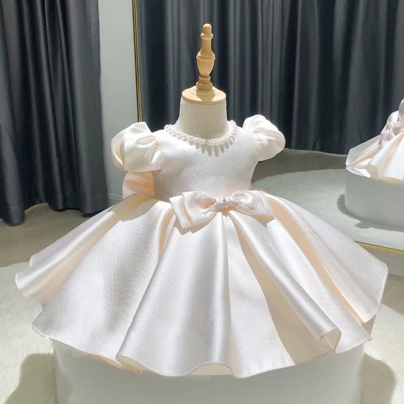 Children's princess dress dress high-end Western style girl baby flower girl baby one-year-old birthday evening dress