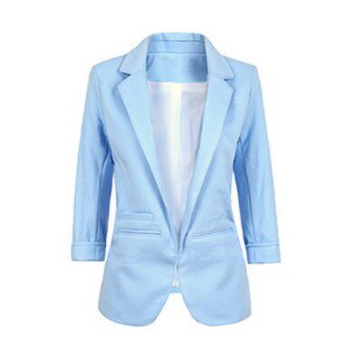 2017spring women candy color short casual jacket coat blazer