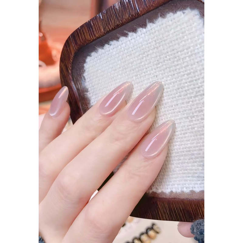 【Hydrating Glow】Hand-Painted Wearable Nail Art with a High-End, Complexion-Enhancing Feel, Light and Elegant Nail Stickers with a Niche, Gentle Style 【Hydrating Glow】Hand-Painted Wearable Nail Art with a High-End, Complexion-Enhancing Feel, Light and Elegant Nail Stickers with a Niche, Gentle Style