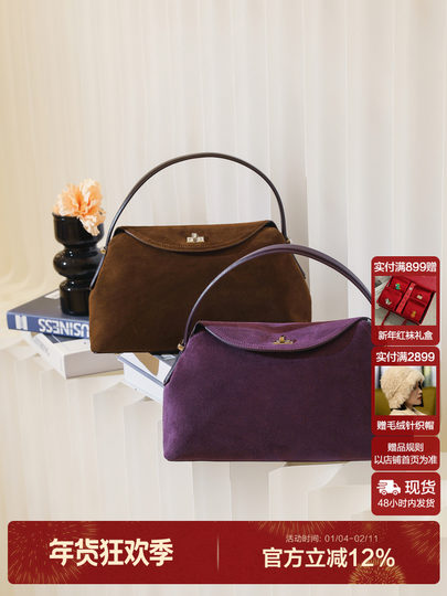 「晨昏叙事」二层牛皮托特包丨磨砂牛皮大容量3way手提斜挎包の