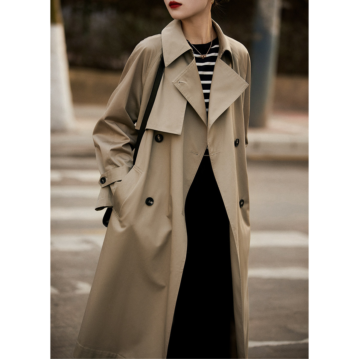 @ Laughs Culvert Rate Classic High Commute Leash Short And Elegant Medium Long Version Cotton Sweaters Jacket