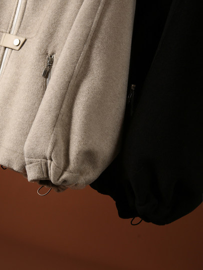 Xiaohange Air Silhouette Luxurious Silk Wool Light Warm Woolen Short Jacket