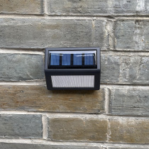 Solar Outdoor Patio Steps Light Garden Arrangement Wall Railing Wall Lamp Stairs Waterproof decorative pedalling lamp