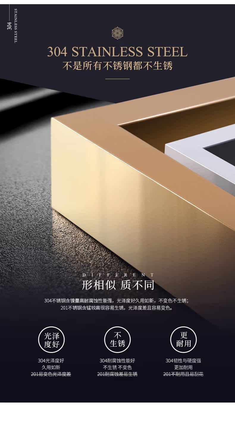 Bàn cà phê sang trọng đơn giản bằng thép không gỉ sáng tạo cá tính sơn nội thất phong cách Hồng Kông hậu hiện đại biệt thự phòng khách máy pha trà - Bàn trà bàn phòng khách hiện đại