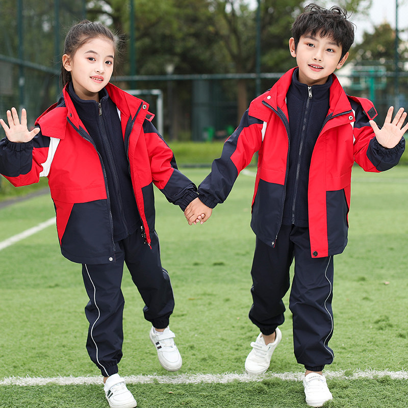 Kindergarten garden sub-strike three-piece children's uniform for three-piece children's clothing autumn and winter suit