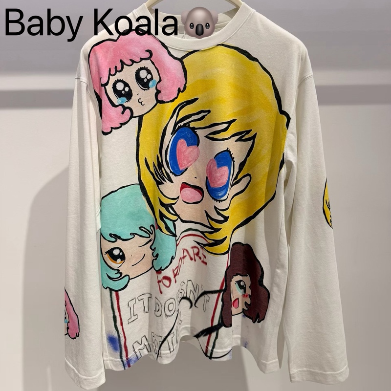 Designer Brand Genuine 2026 Spring/Summer Comic Avatar Collaboration Long-Sleeve T-Shirt