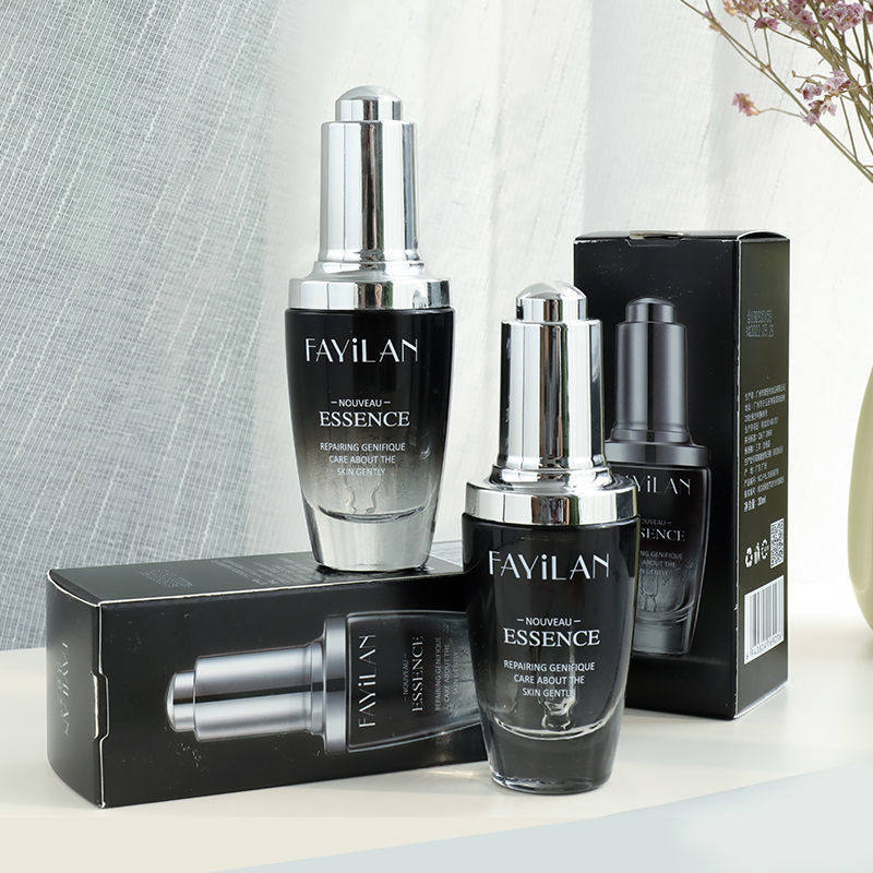 Small black bottle essence creatine bottom liquid control oil moisturizing moisturizing stock liquid constriction compact hair pore sperm men and women