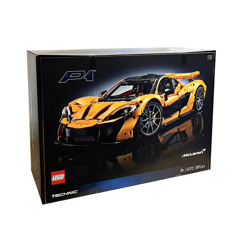 Lego Technic 42172 Mclaren P1 Sports Car Building Block Car Model for Boys