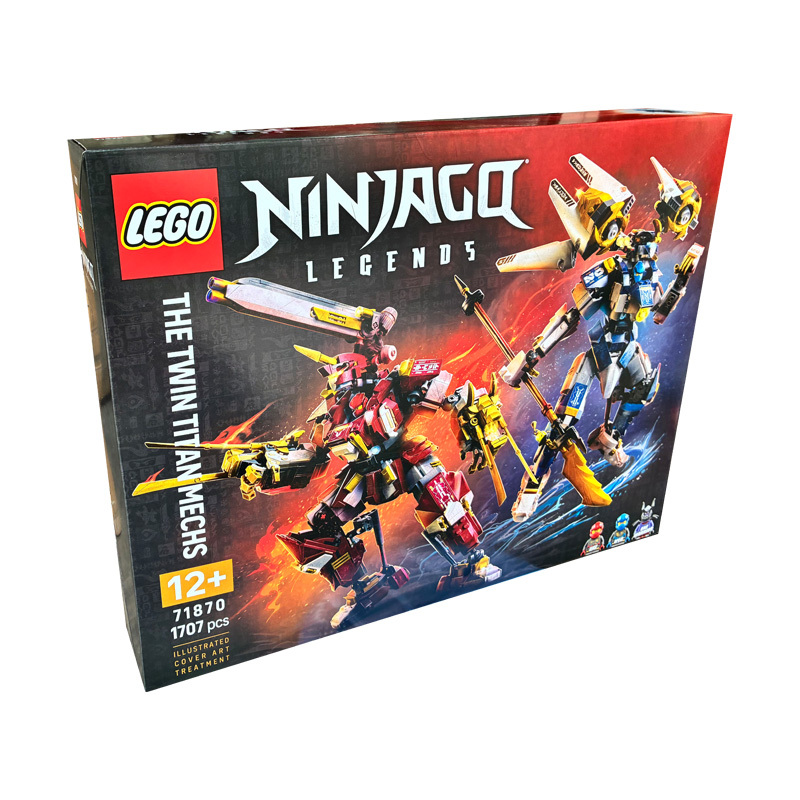 Lego Ninjago 71870 Ninja Twin Titan Mecha Children's Educational Building Blocks Gift Lego Ninjago 71870 Ninja Twin Titan Mecha Children's Educational Building Blocks Gift