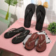 New anti-slip couple flip flops thin strap summer Korean version of men and women shoe clips drag sandals and slippers flat fashion beach shoes