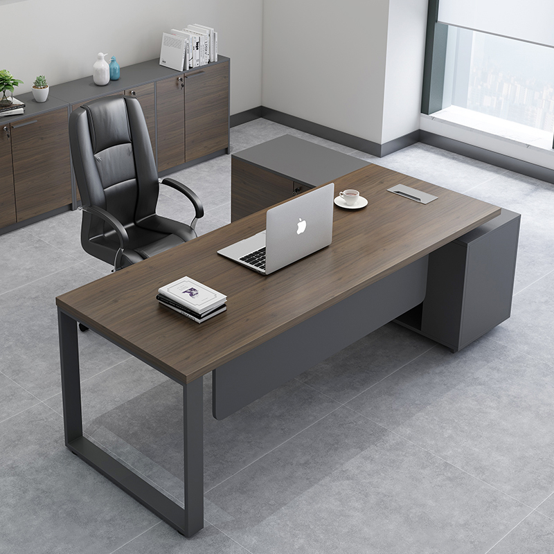 Supervisor Manager Desk Simple Office Furniture Computer Desk Executive Desk Boss Desk Financial Single Desk Chair Combination