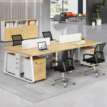 Beijing office furniture combination office desk 4 people job table double face-to-face staff desk