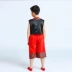 Ngày trẻ em Mẫu giáo Quần áo biểu diễn cho trẻ em gái Quần áo đội Yangko lớn Màu đen Đỏ lớn Quần áo biểu diễn của trẻ em trai Sân khấu mùa hè - Trang phục