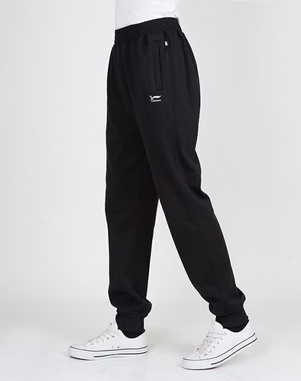 Mùa thu và mùa đông nam béo cộng với nhung dày lỏng mồ hôi nam cotton cộng với phân bón XL kín miệng quần tây nam giản dị quần áo thể thao nam big size akyoo