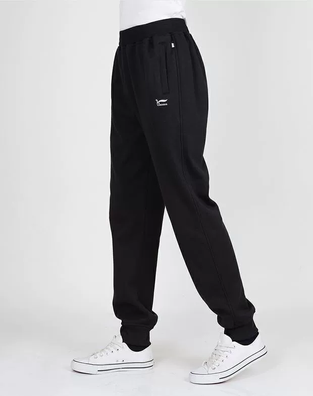 Mùa thu và mùa đông nam béo cộng với nhung dày lỏng mồ hôi nam cotton cộng với phân bón XL kín miệng quần tây nam giản dị