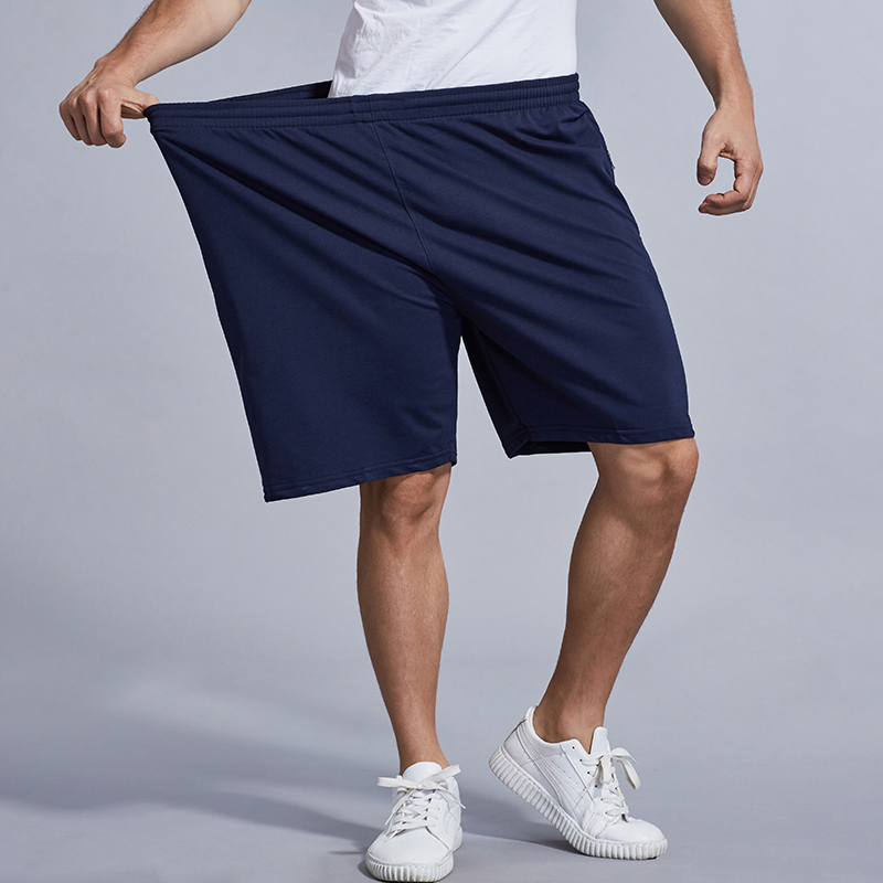 Mùa hè thể thao quần short nam cotton cộng với phân bón để tăng thường lỏng lẻo năm quần chất béo cotton siêu kích thước quần shop quần áo nam