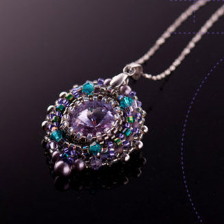 Pearl Art Museum Jewelry Yang Xue Original Design Austrian Crystal Pearl DIY Beaded Necklace Pendant