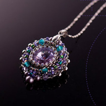 Pearl Art Gallery Ornament Yang Snow Original Design Austria Crystal Pearl DIY String Beads Necklace Pendant