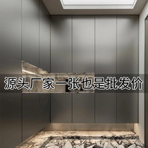 Wood veneer wall panel bamboo charcoal wood metal panel carbon crystal panel wall panel wall decorative panel veneer panel mirror corrugated panel