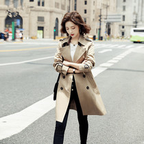 MAJE DVAWN2022 years new Inron wind double-row buttoningwind clothes womens autumn popular with big coat of coat damp