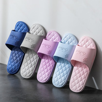 Soft-bottomed summer home bathroom slippers Mens room bath slippers Hotel stalls home plastic shoes