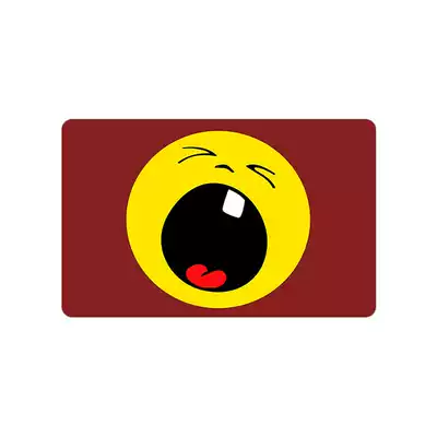 Emotional card stickers cute expression card stickers smiley face funny picture sexy lips DIY custom card stickers
