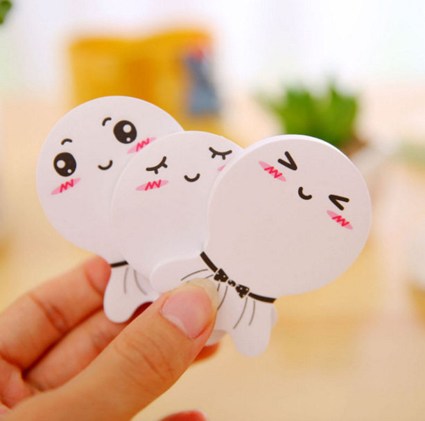 Cartoon cute doll convenience post message N sub-post students feel free to post and post a dialogue prize