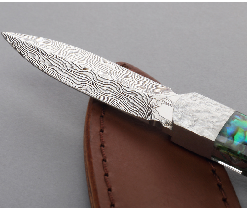 Manual Damascus knife home ebony ChaZhen kung fu tea tea accessories zero matchs tea tea products