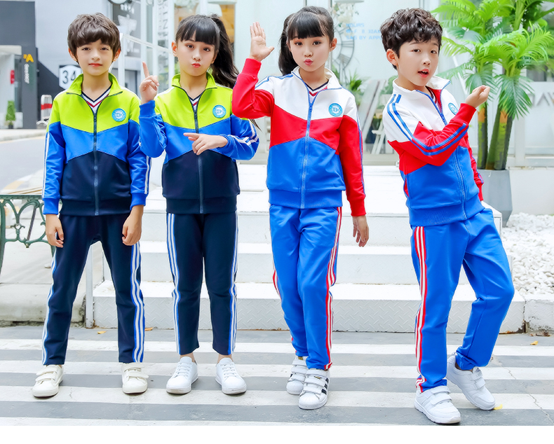 Đồng phục trường tiểu học mới mùa xuân và mùa thu phù hợp với thể thao học sinh trung học cơ sở trẻ em nam và nữ mẫu giáo phục vụ lớp học quần áo áo bóng chày bé trai