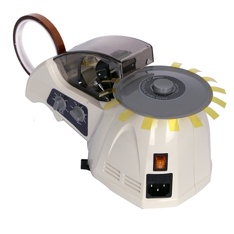 Supply YAESU Automatic Disk Transparent Tape Cutting Machine ZCUT-8pet Goldfingers 3M Adhesive Tape Machine