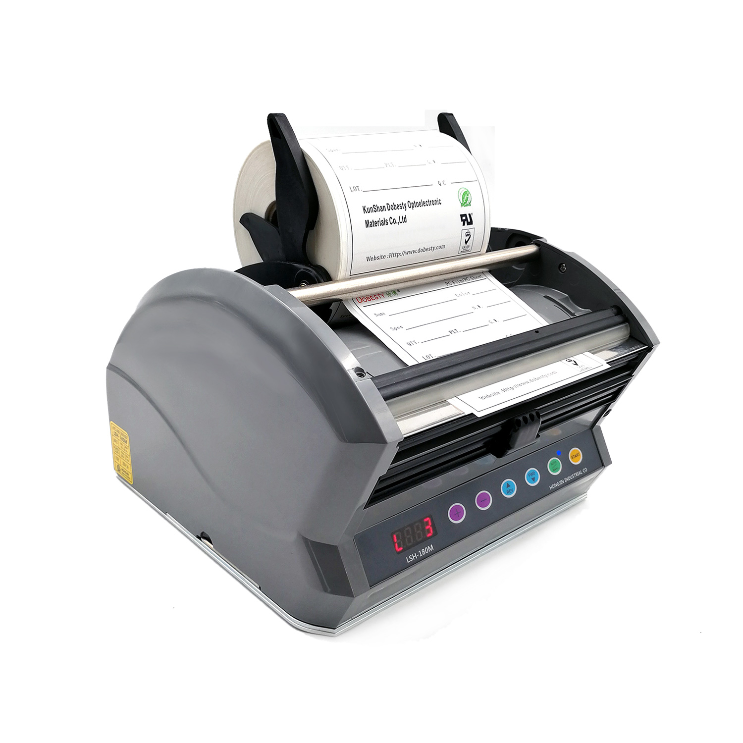 Original Korea LSH-180M multi-row label peeling machine thermal self-adhesive separator automatic counting tearing machine