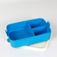 hộp cơm văn phòng giữ nhiệt Tupperware Hộp cơm trưa di động chính hãng Kelly Bộ lưu trữ kín Bộ bát tươi Tay cầm nhỏ Hộp Bento - Hộp cơm điện sưởi ấm hộp cơm happy cook