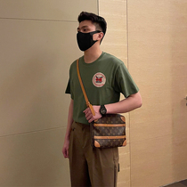 Short-sleeved men new summer Korean pop collar loose shirt half-sleeved cotton thin T-shirt men