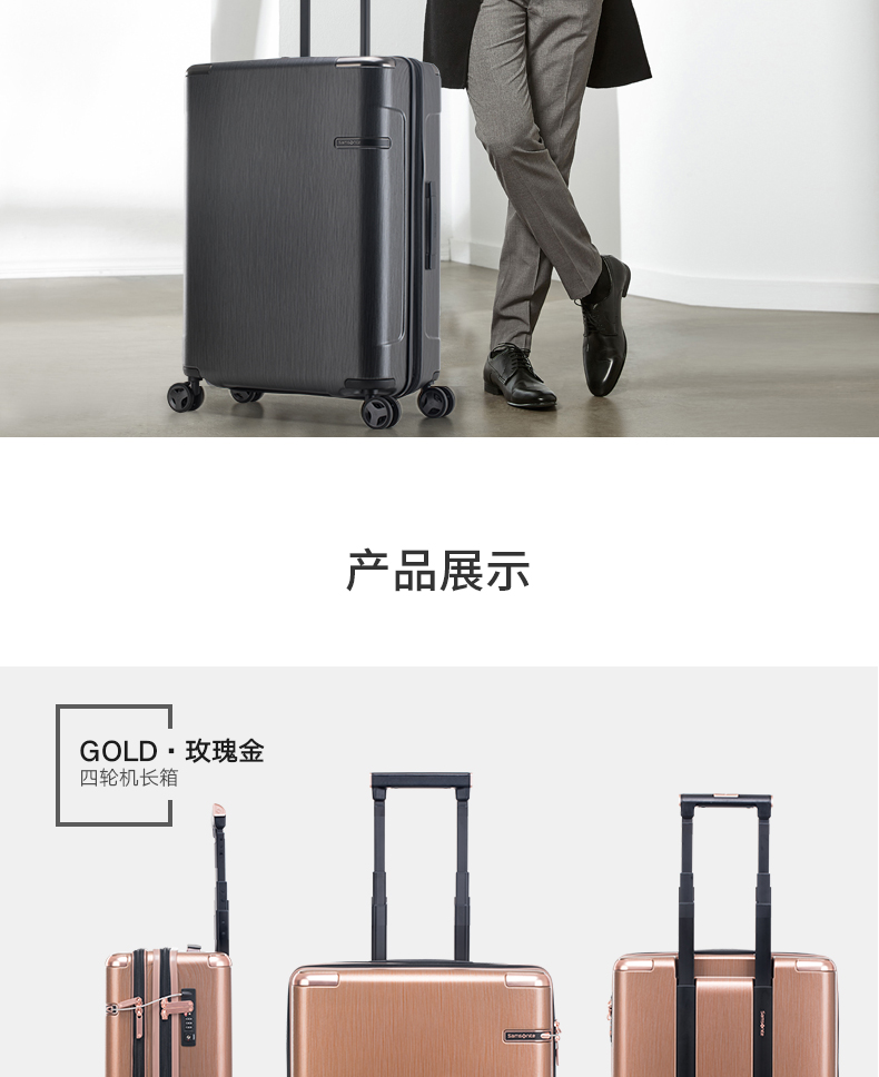 Samsonite Samsonite Xe đẩy Case DC0 Du lịch Hành lý Kinh doanh nội trú Hộp du lịch Universal Wheel vali sakos