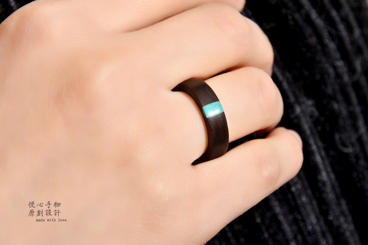 Bague mixte OTHER   en Palissandre Huanghuali - Ref 3087989 Image 19