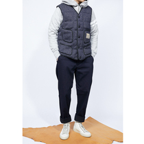 Regular agent spot Nissan BROWNS BEACH BBJ mens down wool vest 724