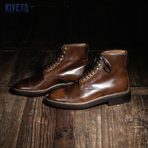 ENZO BONAFE Italian legend handmade shoes Norway stitched HORWEEN horse hip leather gentleman leather boots 3824