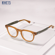 TVR ARNEL ALUMI Japanese hand made vintage transparent glasses aluminum Temple fashion versatile ARNEL