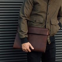 Bennett Winch handmade British Italian plant cowhide leather handbag FOLIO