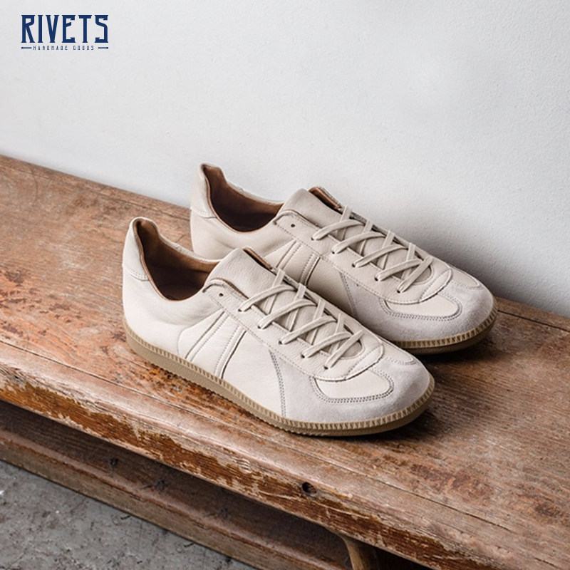 Japan REPRODUCTION OF FOUND German retro training shoes original sports white shoes men 1700L