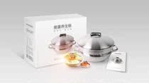 Stir-fried steamed pot multi-layer super thick food grade 304 stainless steel multi-purpose health pot