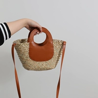 Травяное кроссбоди Mitsubishi кофейное