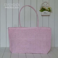 Пляжная сумка нежно-розового цвета