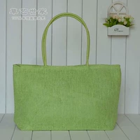 Пляжная сумка светло-зеленого цвета