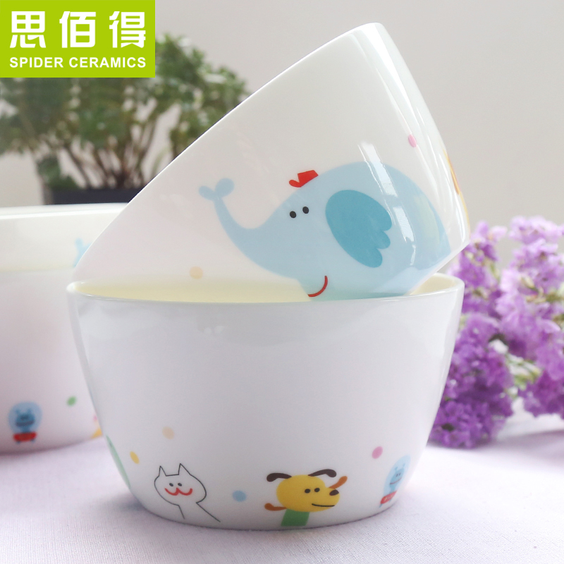 Think hk to diy ipads China tableware dishes contracted household suit creative cartoon children Korean dishes and plates